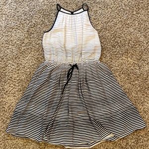 Banana Republic navy sun dress